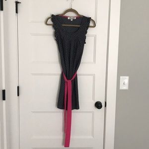 BOUTIQUE DRESS NAVY AND PINK